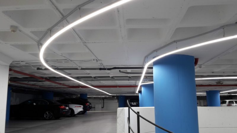 Iluminación Garviled - Parking Madrid - Kurva
