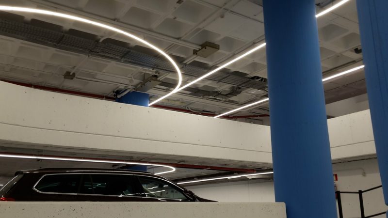 Iluminación Garviled - Parking Madrid - Kurva