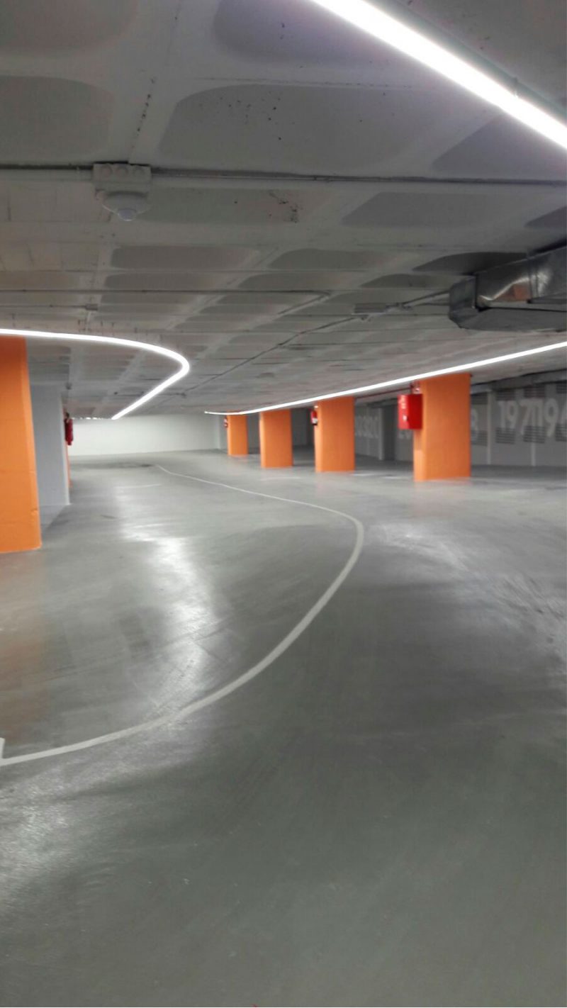 Iluminación Garviled - Parking Madrid - Kurva