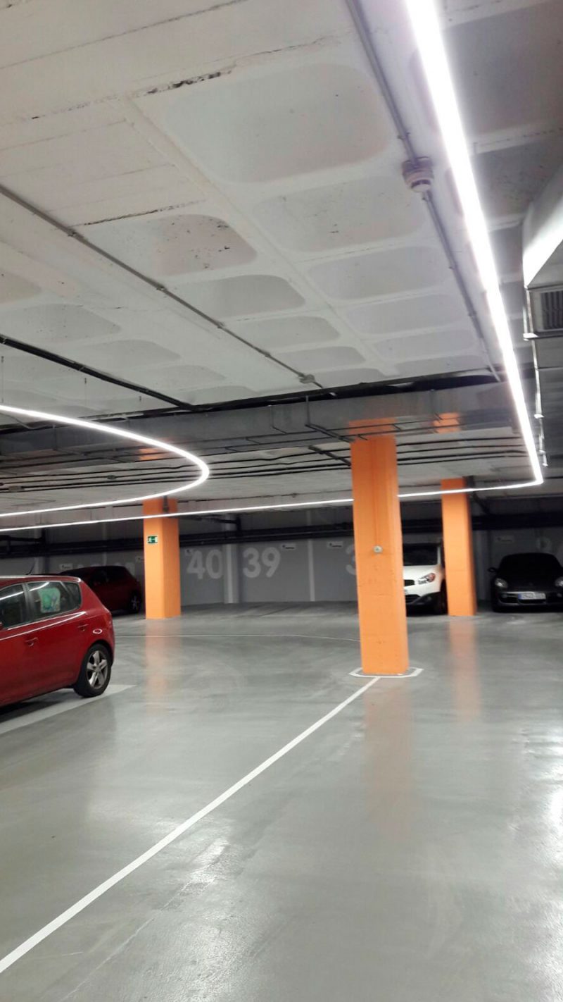 Iluminación Garviled - Parking Madrid - Kurva