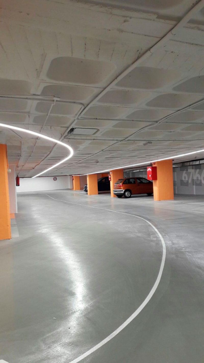 Iluminación Garviled - Parking Madrid - Kurva
